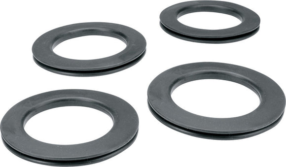 4 Inch Black Ganging Grommet Ring - 4 Pieces