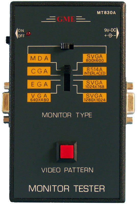 GME MT-160 Handheld Pattern Generator PC or MAC Monitor Tester