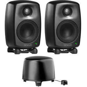 Genelec 6010 StereoPak AMM 6010 2.1 Stereo Pak -MYSTIC BLACK