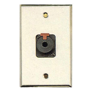 Contractor Series Wall Plate with 1 Latching 1/4 Inch Jack