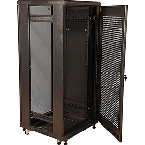 Gator Cases GR-FS4B2731MDB 27U 31 Inch Deep Rack with Glass Door - Knock Down