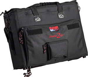 Gator GSR 2U Mobile Audio and Video Studio Rack and Laptop Bag