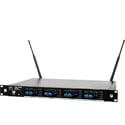 Galaxy Audio DHXR4D DHX Four Channel Wireless Receiver - Code D (584 - 607 MHz)