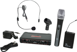 Galaxy Audio EDXR-HHBPS-D EDX Wireless Microphone System - Code D Freq. Range 584-607 MHz