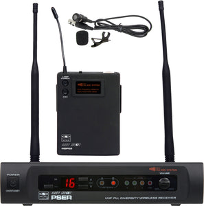 Galaxy Audio PSER/52LAV 16 Channel UHF Lavalier Wireless Mic System