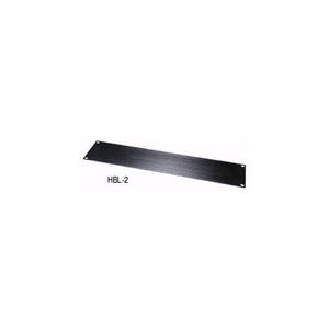 HBL6 6 Space (10 1/2in) 1/8in Flat Aluminum Blank Panel Black