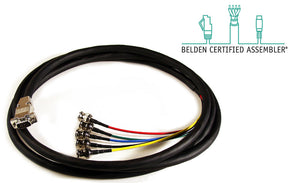 Belden/Kings HDTV 5-Channel BNC Male to VGA Male Cable 10FT