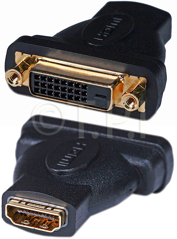 HDMI Female to DVI-D Single Link Female Adapter