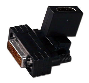 HDMI Male to Male Swivel Adapter with Gold Contacts