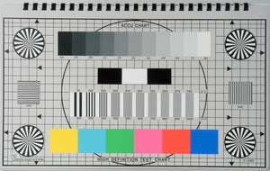 Vertex Accu-Chart 16:9 HDTV High Definition Engineers Test Chart