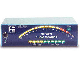 Henry Engineering Stereo Audio Monitor Digital/Analog Stereo Level & Phase Meter