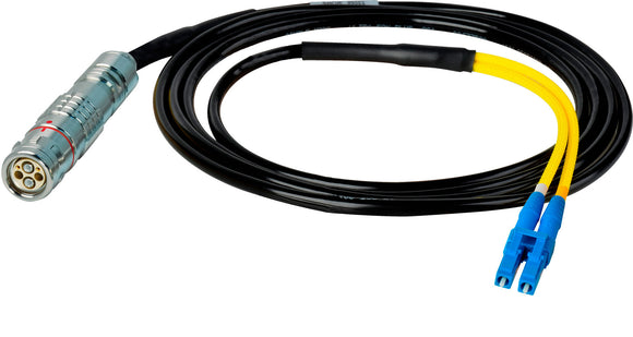 Camplex LEMO FUW to Duplex LC In-Line Fiber Optic Breakout Cable - 10 Foot