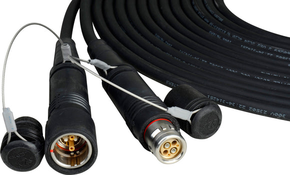 Camplex LEMO FUW-PUW Outside Broadcast SMPTE Fiber Camera Cable - 656 Foot