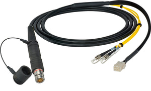 Camplex LEMO FUW to Dual ST & 6-Pin Amp In-Line Fiber Breakout 10 Foot