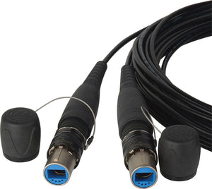 Camplex opticalCON DUO to opticalCON DUO SM Fiber Optic Tac Cable - 100 Ft