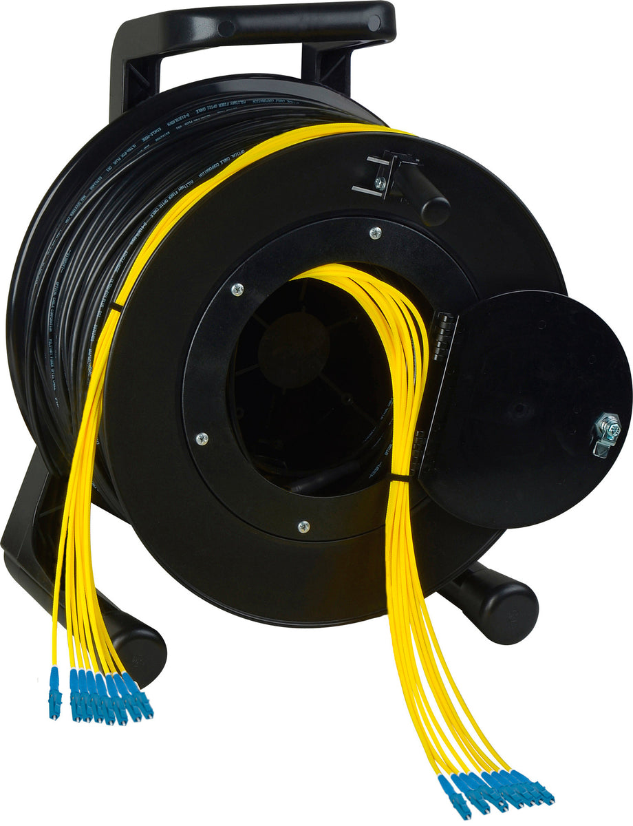 Buy Camplex 8-Channel LC Single Mode Fiber Optic Tactical Snake on Reel ...