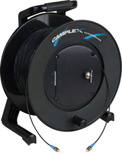 Camplex HF-TR1SM-ST-2000 TAC1 Simplex Single Mode ST Fiber Optic Tactical Cable Reel - 2000 Foot