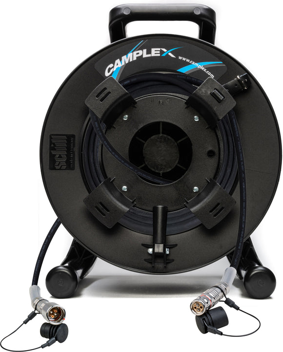 Camplex HF-TR7SMPTE-0250 7.8mm Bend Insensitive SMPTE 311 Fiber Camera Cable on Reel - 250 Foot