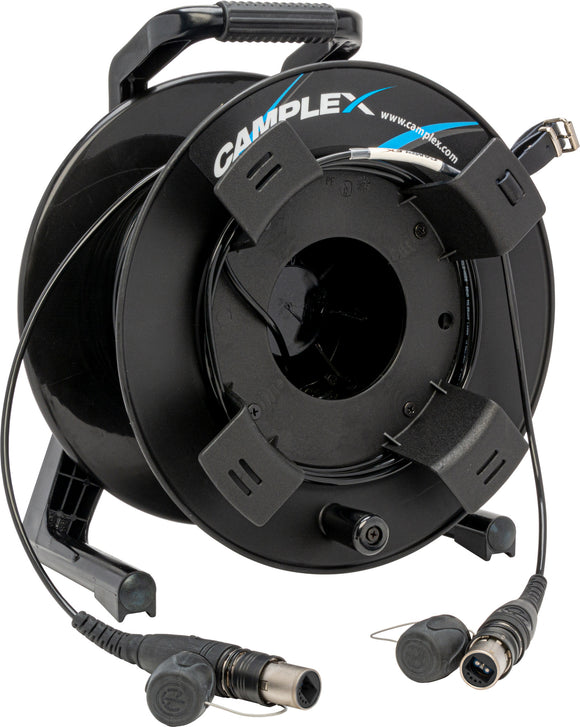 Camplex HF-TROC2M-0164 opticalCON DUO to opticalCON DUO Multimode Fiber Optic Tac Reel - 164 Foot