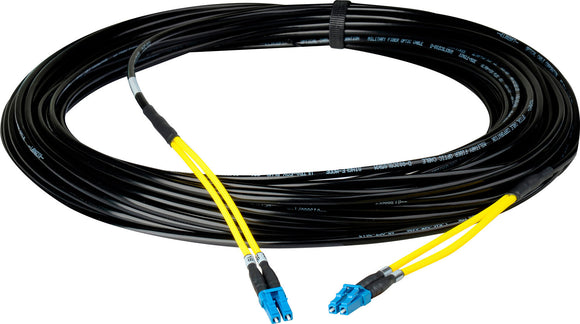 Camplex 2-Channel LC-Single Mode Tactical Fiber Optical Snake - 100 Foot