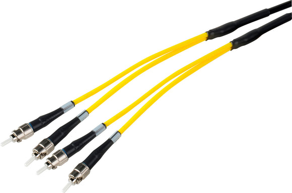 Camplex 2-Channel ST-Single Mode Tactical Fiber Optical Snake - 1750 Foot