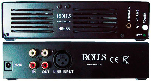 Rolls HR155 5 Watt Rackmount Stereo Audio Monitor / Speaker