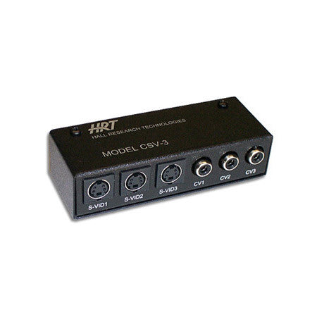 Hall Research CSV-3 Composite and S-Video Dual 1x3 Video Splitter