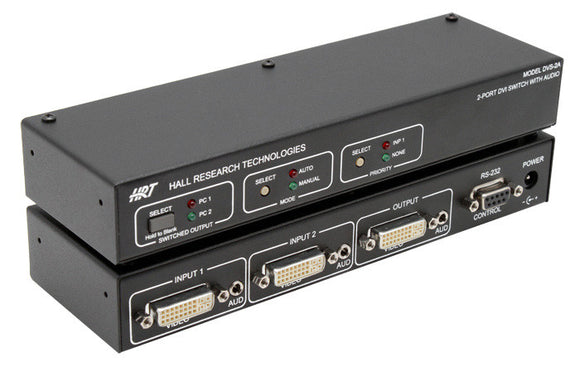 Hall Research DVS-2A DVI AV Switcher (2 Port)