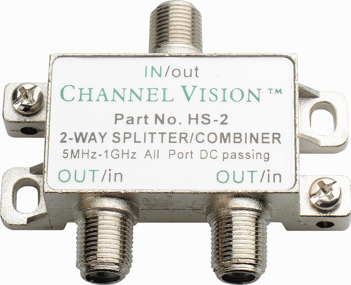 Buy Channel Vision HS-2 2-Way Hybrid Splitter/Combiner 1GHz HS-2