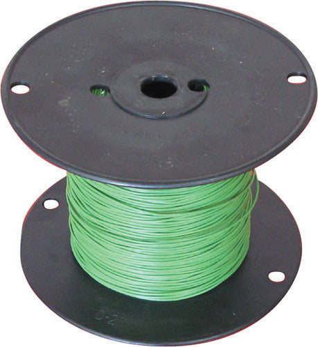 NTE Electronics 24 AWG 300V Stranded Hook-Up Wire 100FT Green