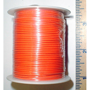 NTE Electronics 24 AWG 300V Stranded Hook-Up Wire 100FT Orange