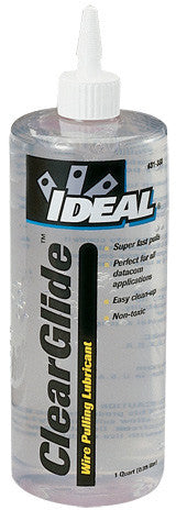 Ideal 31-388 Clear Glide Wire Pulling Lubricant 1 Quart