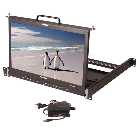 ikan KVF-1730W 17 Inch 1U Pull-Out Rackmount Monitor