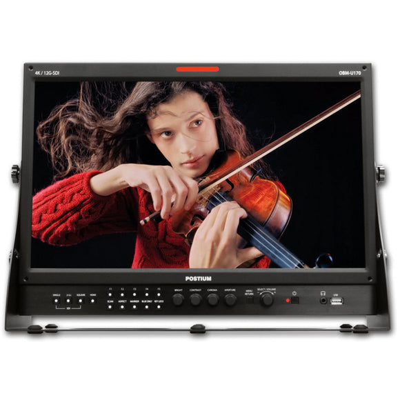 Ikan OBM-U170 17.3 Inch 4K LCD Professional Monitor with 12G-SDI Single Link