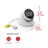 2MP Starlight Eyeball Network Camera