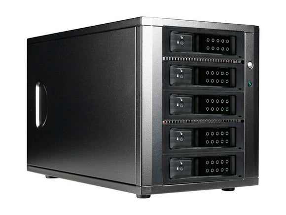 iStar DAGE540DERD-PM 5-bay eSATA-Port Multiplier Trayless Hotswap