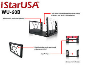 iStar WU-60B 6U Wallmount Open Frame Rack