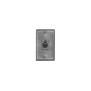 Switchcraft J3FS Wall Plate - with One D3F - Vertical