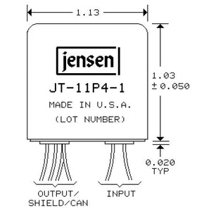 Jensen JT-11P4-1-1 Line Input Transformer