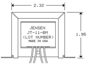 Jensen JT-11-BMCF Line Output Audio Transformer