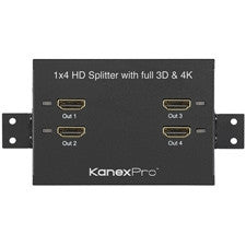 KanexPro HD4PTBSP 1x4 HDMI Splitter with 3D Support & 4K Cinema Resolutions