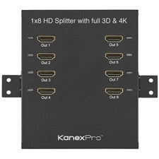 KanexPro HD8PTBSP 1x8 HDMI Splitter with 3D Support & 4K Cinema Resolutions