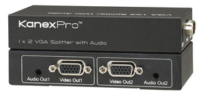 KanexPro VGA1X2SP 1x2 VGA with 35mm Audio Splitter / Distribution Amp