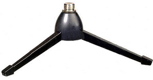 Black Tripod Table Top Mic Stand 1/4 Inch Thread