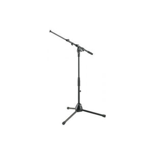 K&M Stands 25910 Low Profile Tripod Stand with 20.5" Boom BLACK