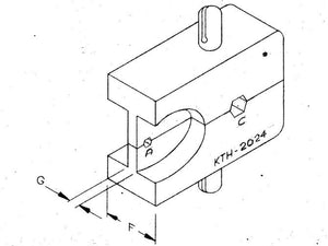 Kings KTH-2024 Crimp Die for KC-19-152 -KC-59-239-KC-59-288