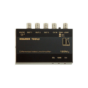 Kramer 123VXL 1x3 Differential Composite or SDI Video Amp