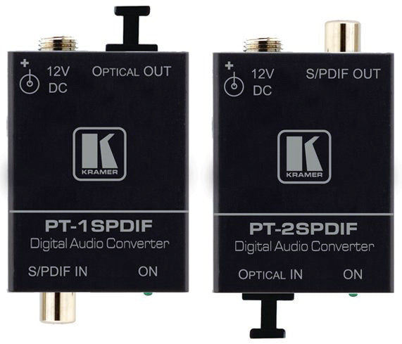 Kramer PT-1SPDIF S/PDIF to TOSLINK Digital Audio Format Converter