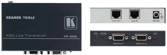 Kramer TP-202 XGA and HDTV over Twisted Pair Branching Receiver