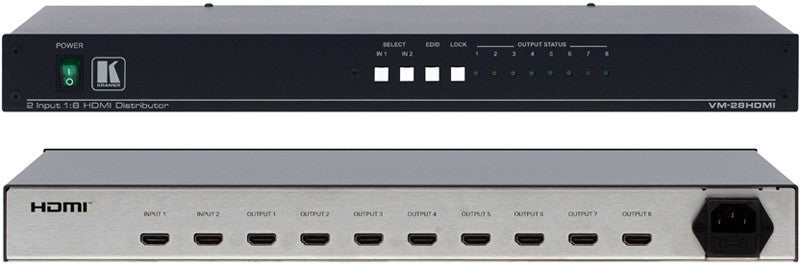 Buy Kramer VM-28H Rackmount 2x1:8 HDMI Distribution Amplifier 1RU KR ...